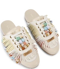 Kurt Geiger London Islington P Beaded Fringe Suede Mule Sneakers