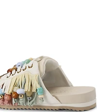 Kurt Geiger London Islington P Beaded Fringe Suede Mule Sneakers