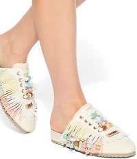 Kurt Geiger London Islington P Beaded Fringe Suede Mule Sneakers