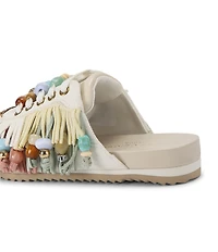Kurt Geiger London Islington P Beaded Fringe Suede Mule Sneakers