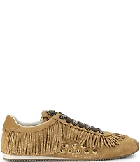 Kurt Geiger London Islington Suede Tassel Studded Fringe Sneakers