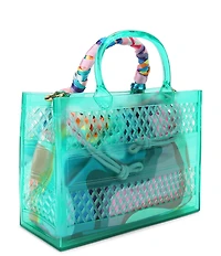 Kurt Geiger London Jelly Removeable Pouch Small Tote Bag