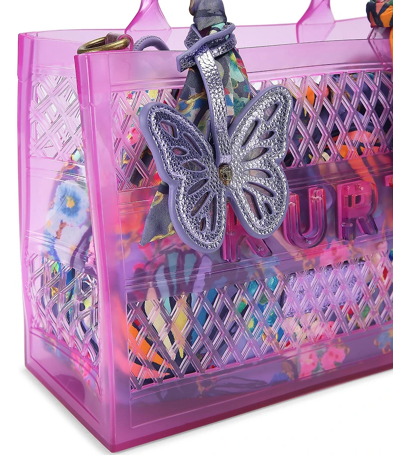 Kurt Geiger London Jelly Butterfly Small Tote Bag