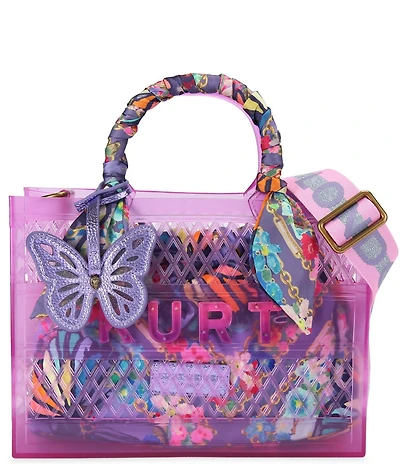 Kurt Geiger London Jelly Butterfly Small Tote Bag