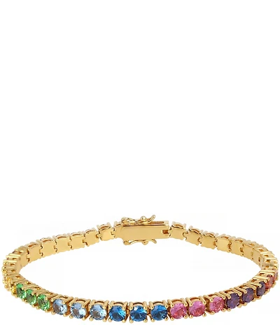 Kurt Geiger London Jewel Rainbow Tennis Line Bracelet