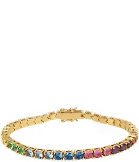 Kurt Geiger London Jewel Rainbow Tennis Line Bracelet