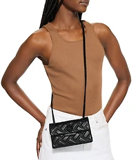 Kurt Geiger London Micro Kensington 17 Quilted Crossbody Bag