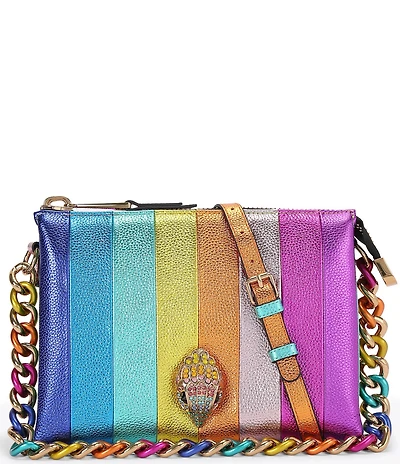 Kurt Geiger London Kensington Rainbow Three Pouch Crossbody Bag