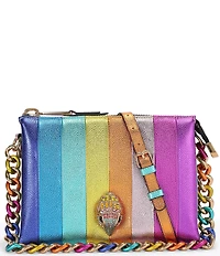 Kurt Geiger London Kensington Rainbow Three Pouch Crossbody Bag