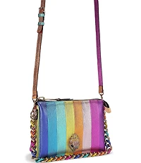 Kurt Geiger London Kensington Rainbow Three Pouch Crossbody Bag