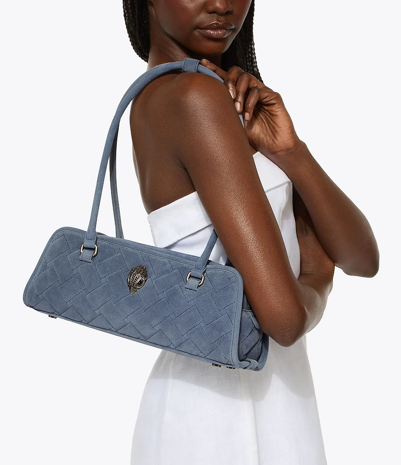 Kurt Geiger London Kensington Banger Suede Shoulder Bag
