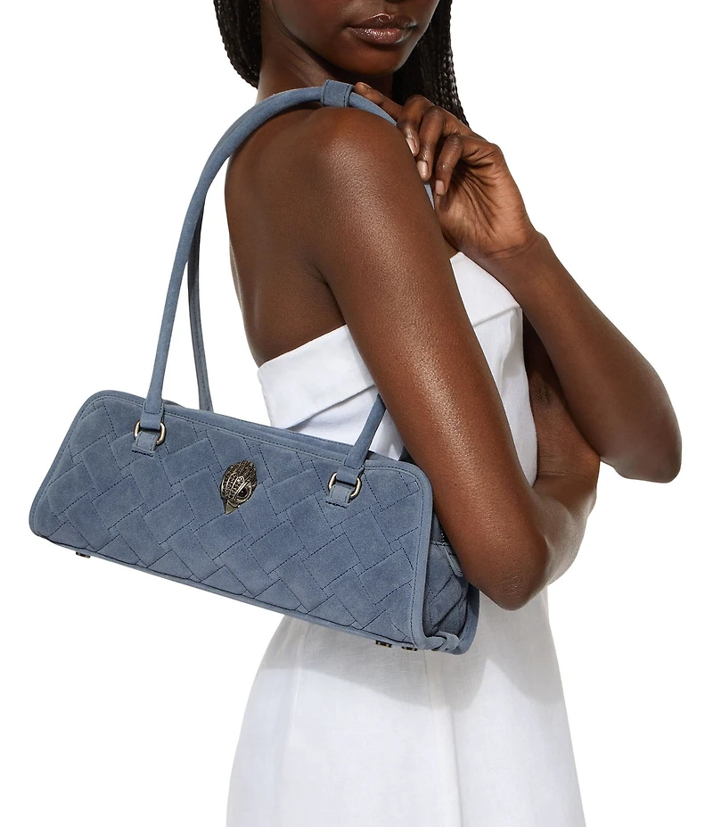 Kurt Geiger London Kensington Banger Suede Shoulder Bag