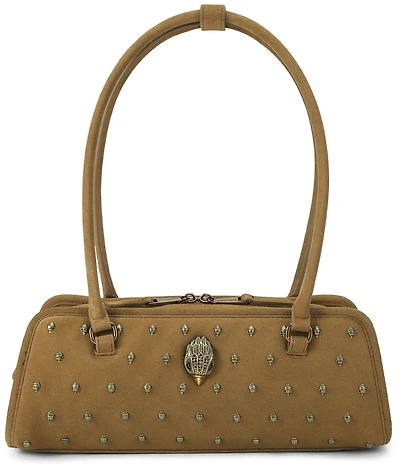 Kurt Geiger London Kensington Banger Suede Studed Shoulder Bag