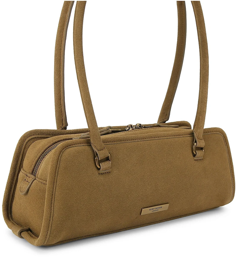 Kurt Geiger London Kensington Banger Suede Studed Shoulder Bag