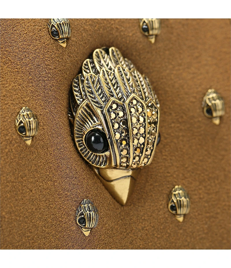 Kurt Geiger London Kensington Banger Suede Studed Shoulder Bag