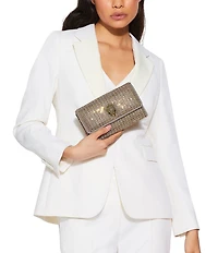 Kurt Geiger London Kensington Rhinestone Crossbody Clutch Bag