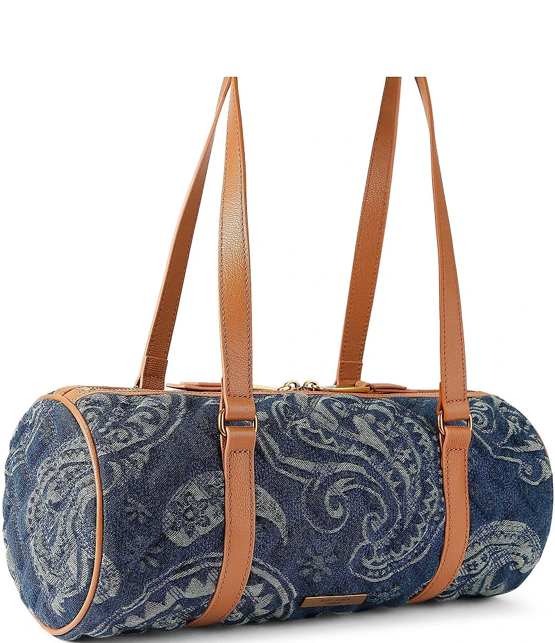 Kurt Geiger London Kensington Denim Barrel Shoulder Bag