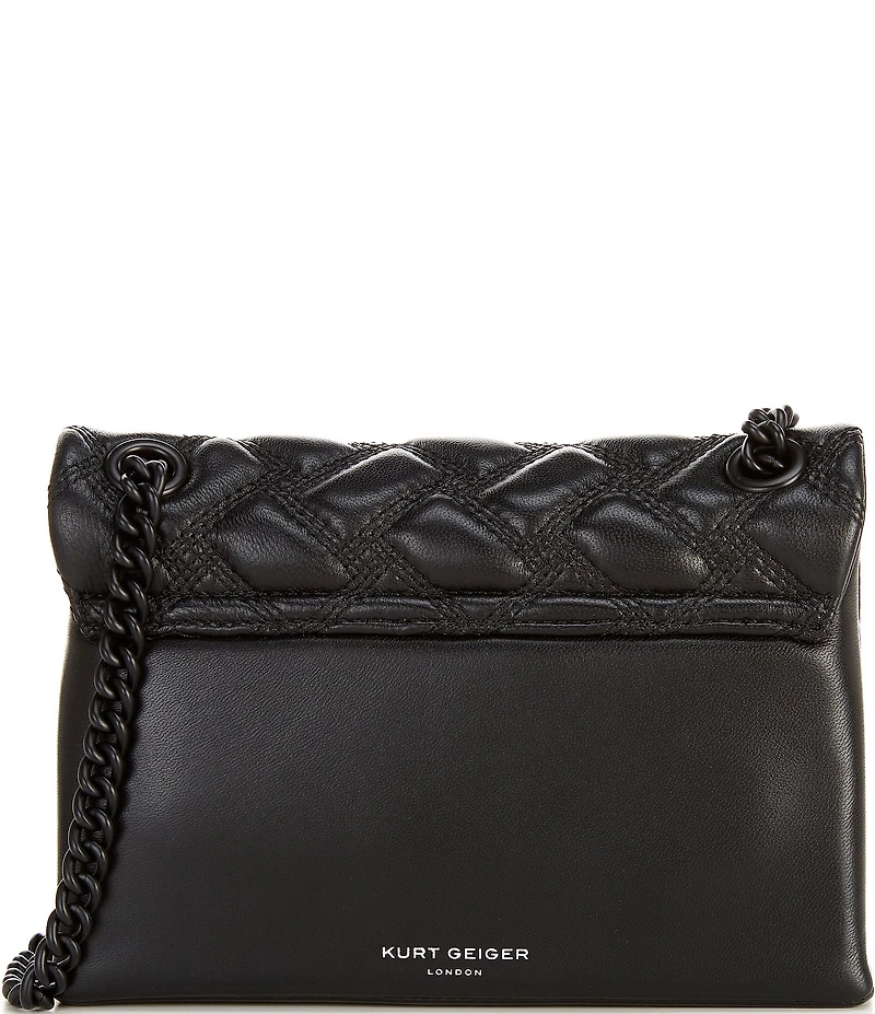 Kurt Geiger London Kensington Drench Quilted Mini Chain Crossbody Bag