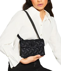 Kurt Geiger London Kensington Drench Quilted Mini Chain Crossbody Bag