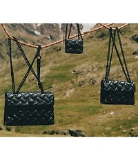 Kurt Geiger London Kensington Drench Quilted Mini Chain Crossbody Bag