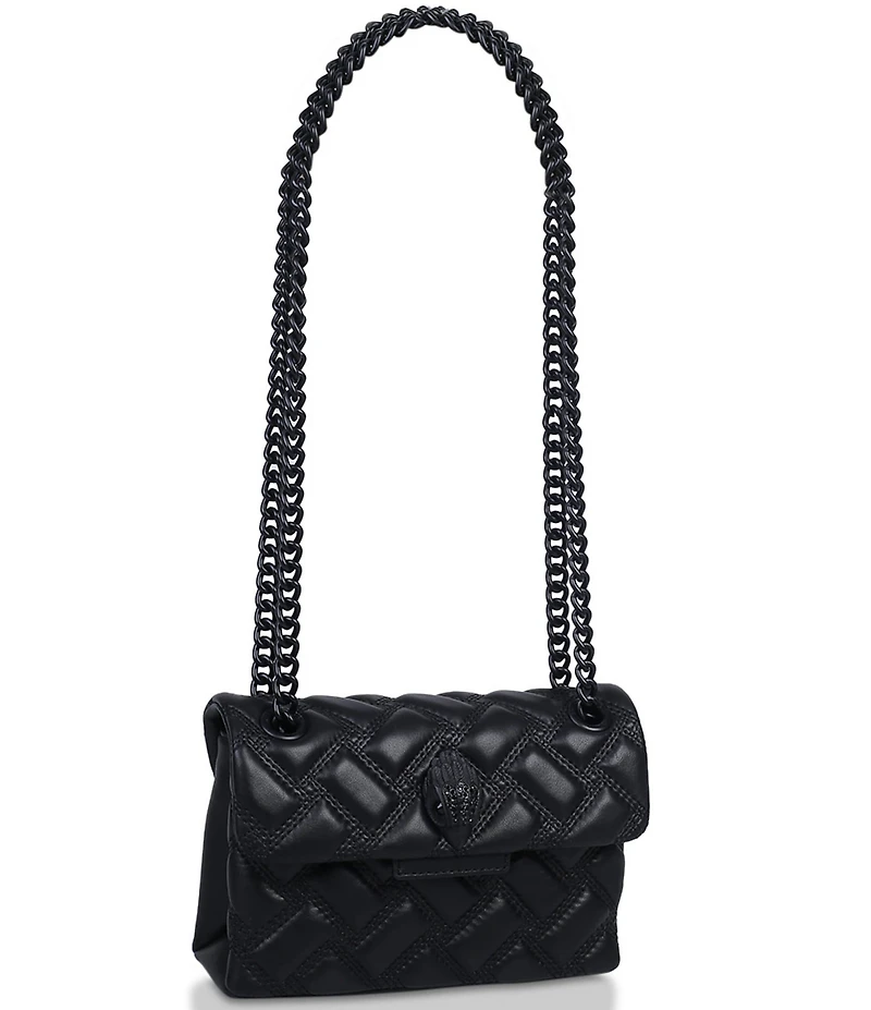 Kurt Geiger London Mini Kensington Drench Puffy Quilted Chain Crossbody Bag