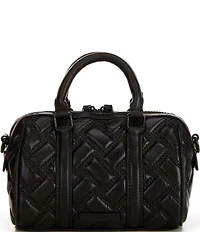 Kurt Geiger London Kensington Drench Small Boston Black Satchel Bag
