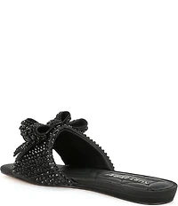 Kurt Geiger London Kensington Embellished Bow Slide Sandals