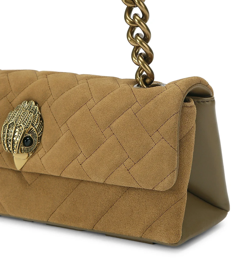 Kurt Geiger London Kensington E/W Suede Kurt Shoulder Bag