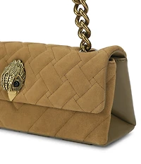 Kurt Geiger London Kensington E/W Suede Kurt Shoulder Bag