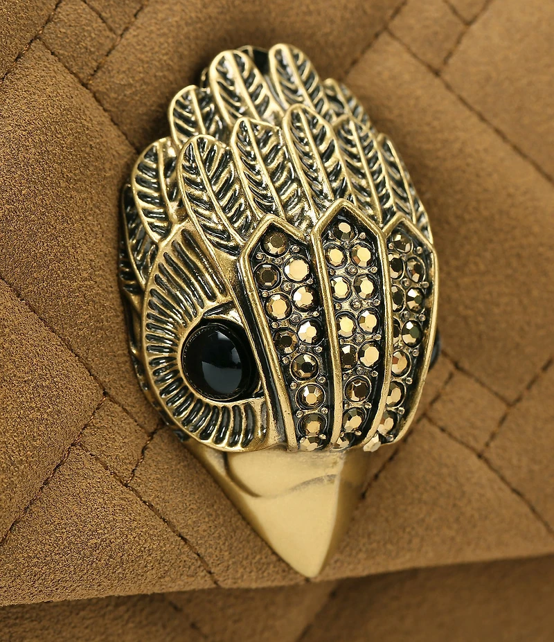 Kurt Geiger London Kensington E/W Suede Kurt Shoulder Bag