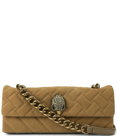 Kurt Geiger London Kensington Suede East-West Kurt Shoulder Bag