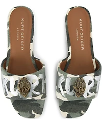Kurt Geiger London Kensington Flat Camo Kurt Sandals