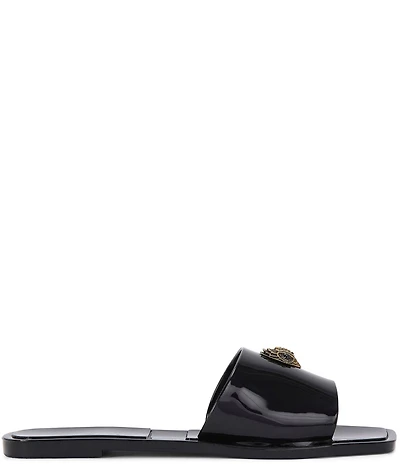 Kurt Geiger London Kensington Jelly Logo Ornament Slide Sandals