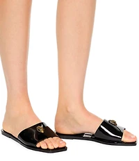 Kurt Geiger London Kensington Jelly Logo Ornament Slide Sandals