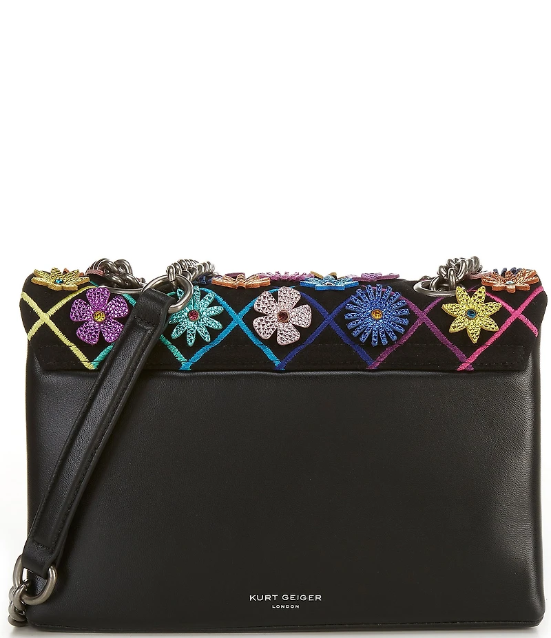 Kurt Geiger London Kensington Flowers Convertible Crossbody Bag