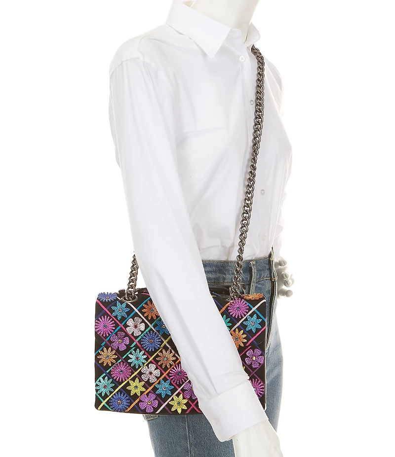 Kurt Geiger London Kensington Flowers Convertible Crossbody Bag