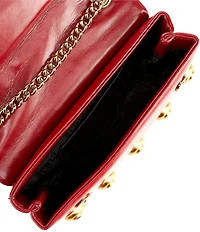 Kurt Geiger London Kensington Gem Studded Leather Shoulder Bag