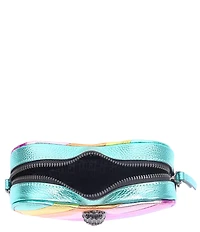 Kurt Geiger London Kensington Metallic Rainbow Heart Crossbody Bag