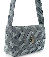 Kurt Geiger London Kensington Knot Denim Shoulder Bag