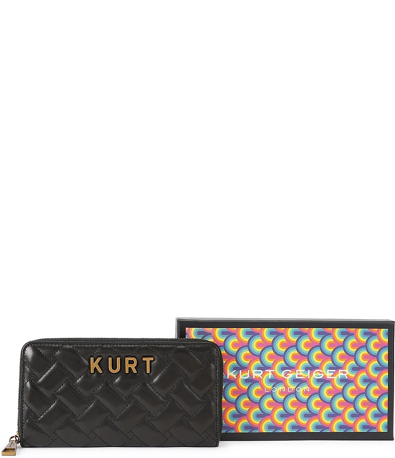Kurt Geiger London Kensington Kurt Zip Around Leather Wallet