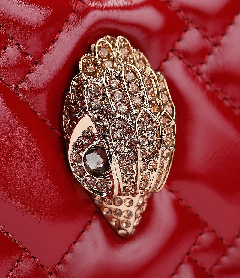 Kurt Geiger London Kensington Quilted Leather Heart Crossbody Bag