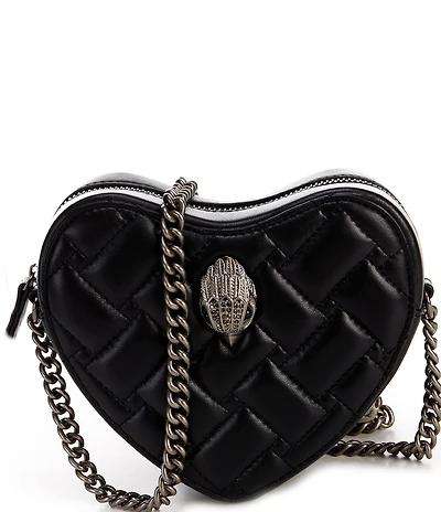 Kurt Geiger London Kensington Leather Heart Crossbody Bag