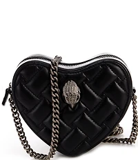 Kurt Geiger London Kensington Leather Heart Crossbody Bag
