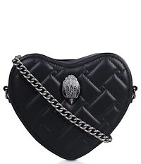 Kurt Geiger London Kensington Leather Heart Crossbody Bag