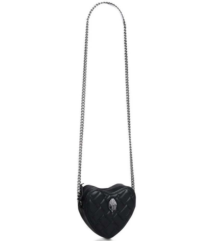 Kurt Geiger London Kensington Leather Heart Crossbody Bag