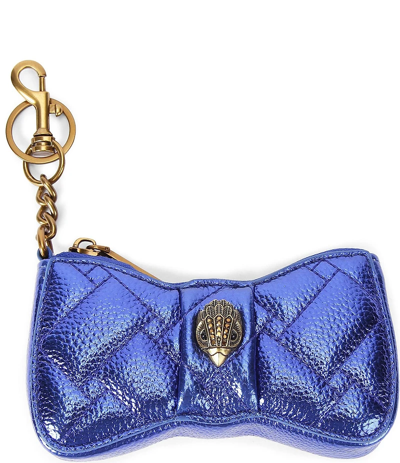 Kurt Geiger London Kensington Metallic Novelty Bow Bag Charm