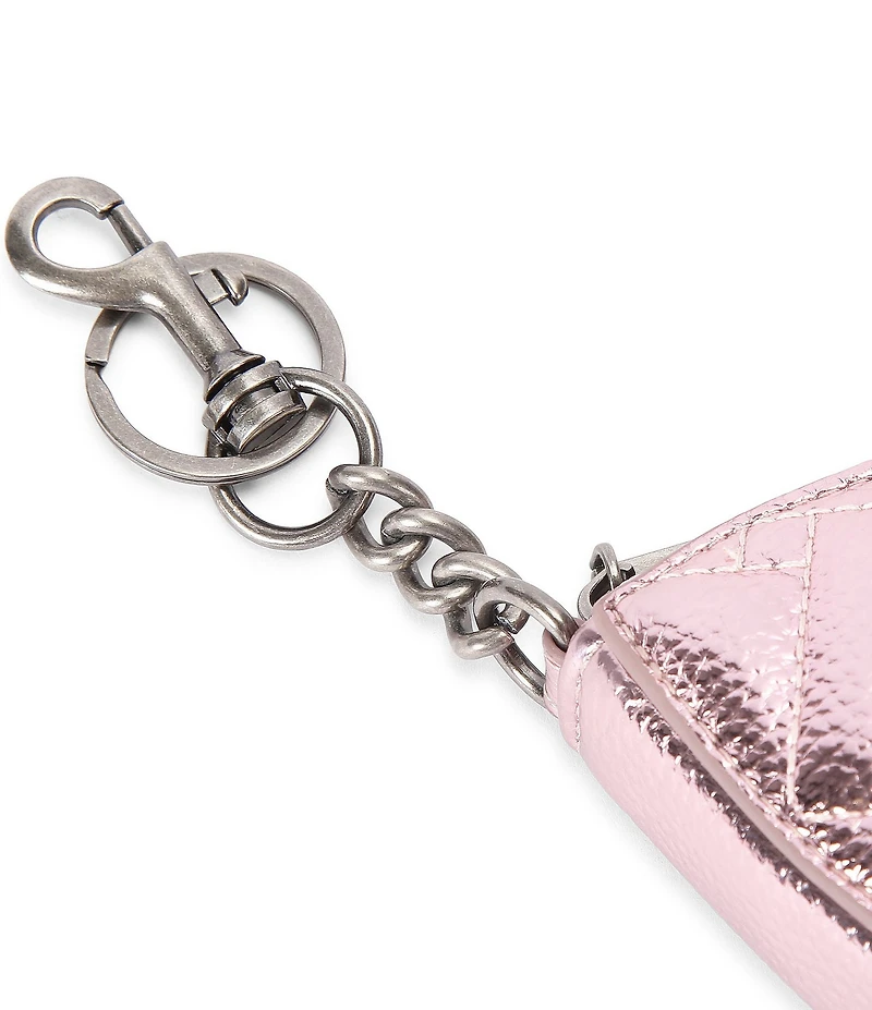 Kurt Geiger London Kensington Metallic Novelty Bow Bag Charm
