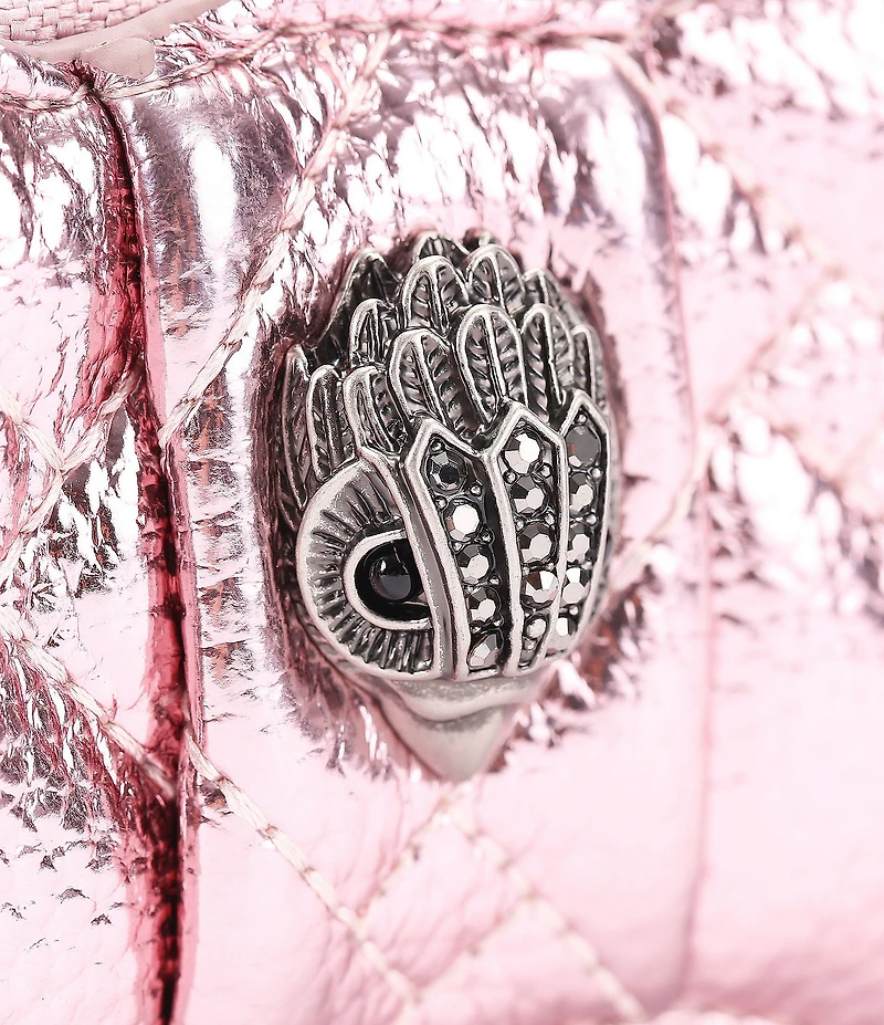 Kurt Geiger London Kensington Metallic Novelty Bow Bag Charm