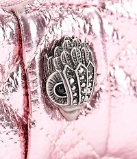 Kurt Geiger London Kensington Metallic Novelty Bow Bag Charm