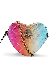 Kurt Geiger London Kensington Metallic Heart Crossbody Bag
